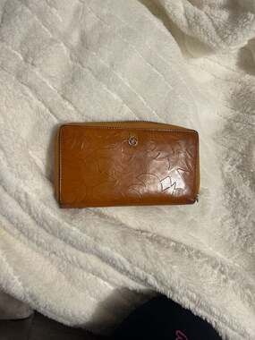 Valentina Brown Leather Wallet
